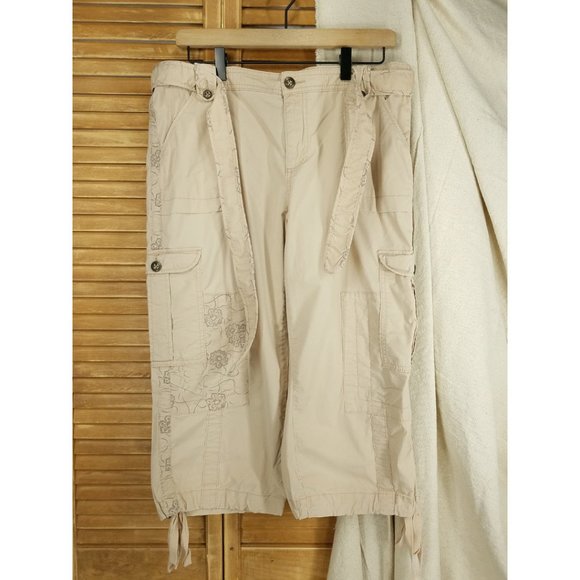 Apt.9 Brand Women's Lightweight Capri Pants Size 14 - Picture 1 of 14